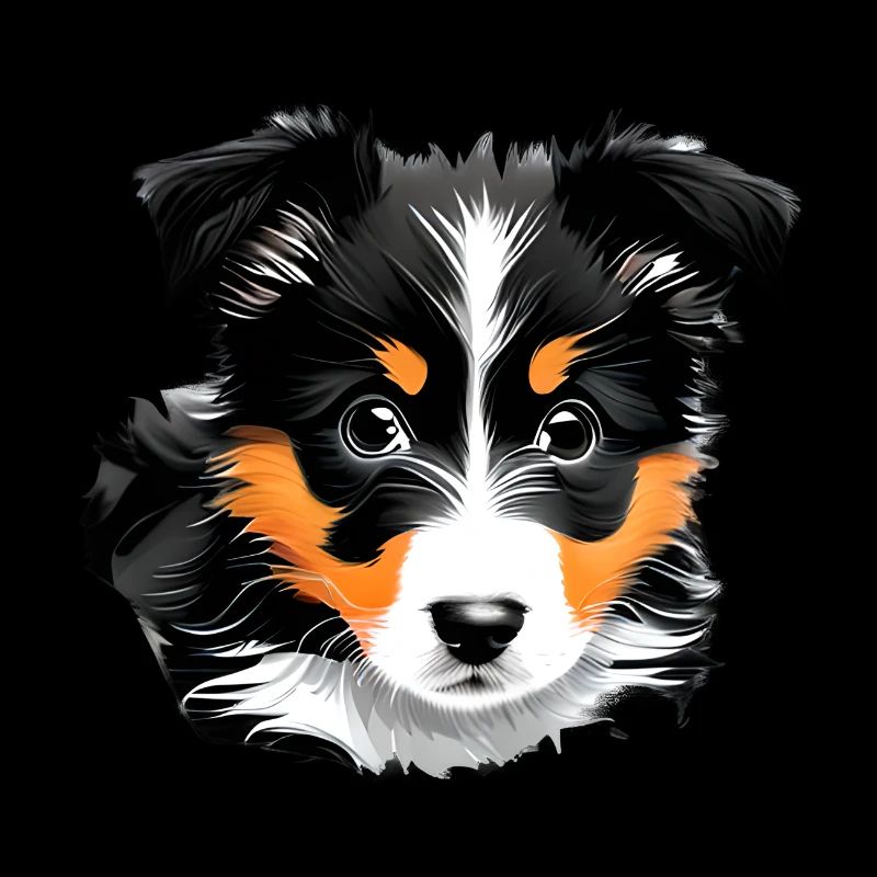 Propriétaire de chien chiot berger australien