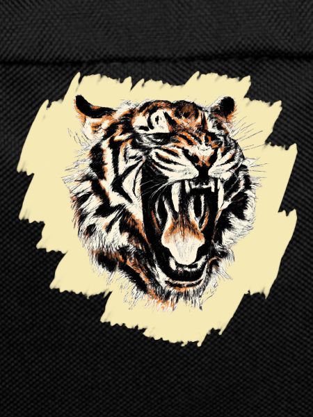 Cool tiger motif on background