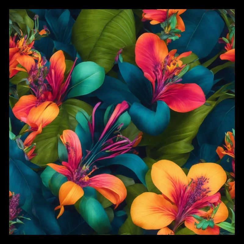 Amazing magic amazonian flowers