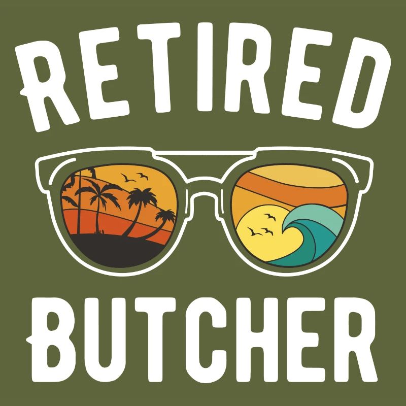 Conception de mots-clés Butcher Beach à la retraite