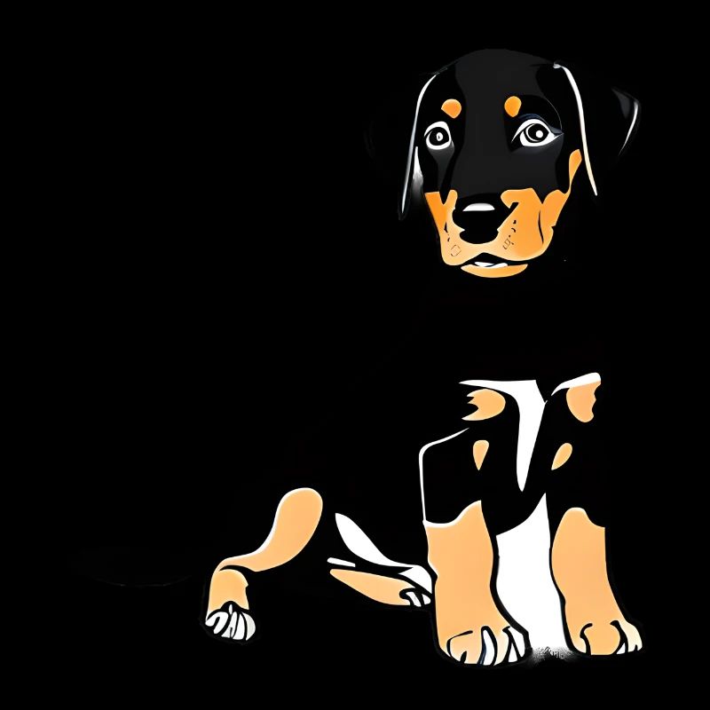 Doberman chiot chien Doberman Doberman dresseur de doberman