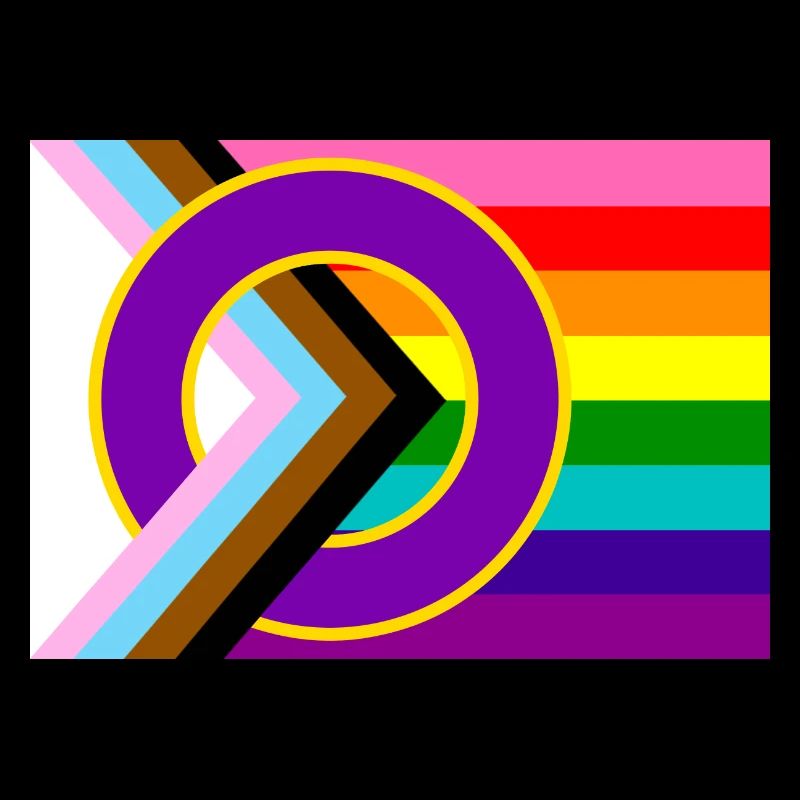 Progressive Pride-Flagge