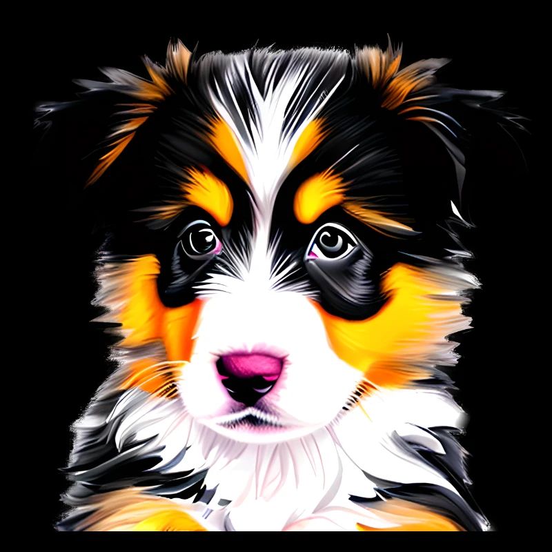 Chiot Berger Australien Propriétaire Chien