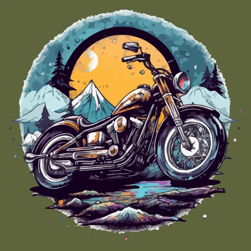 Motorrad-Chopper