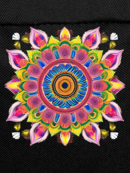 Botanical Mandala Ölgemälde