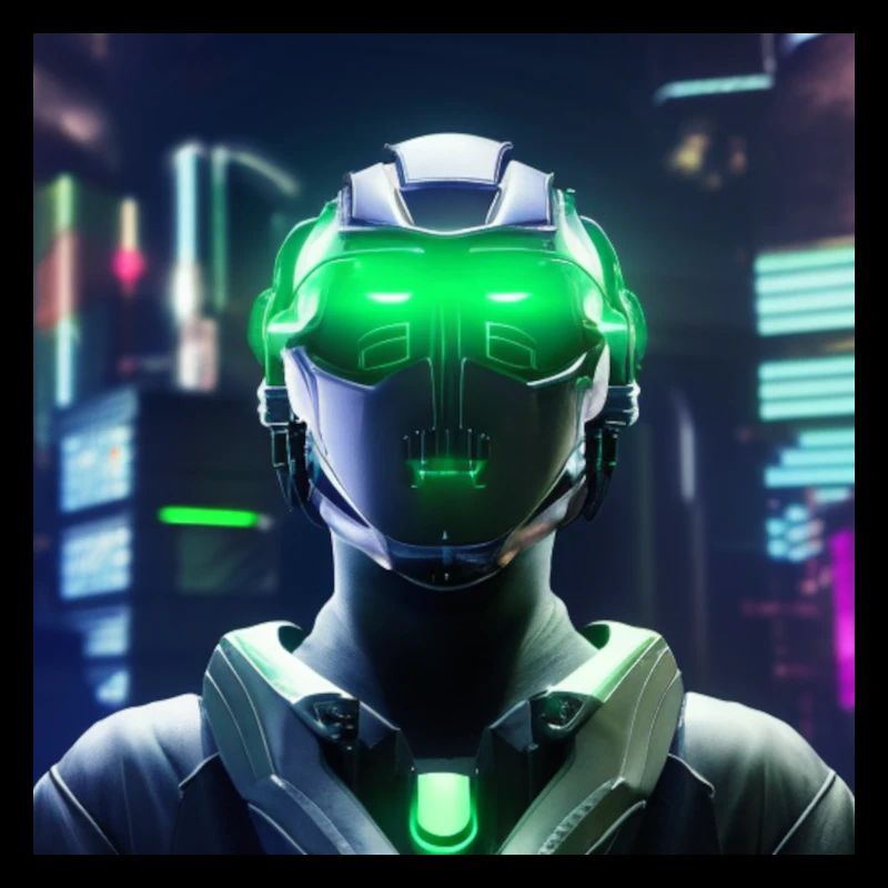 Cyberpunk Space Soldier