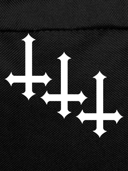 Gothic cross upside down