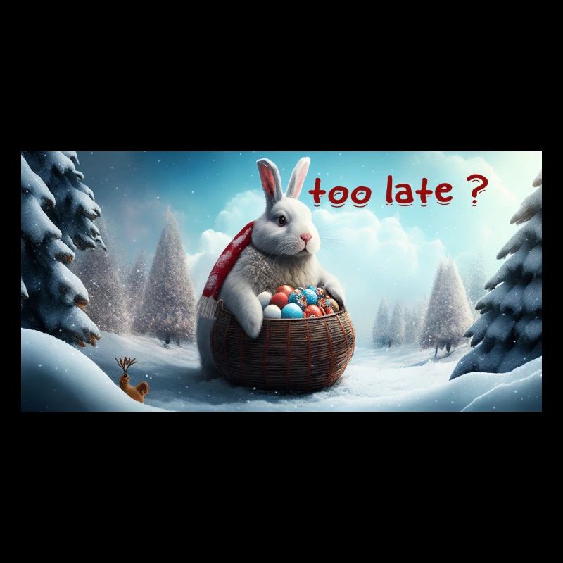 Osterhase zu spät?