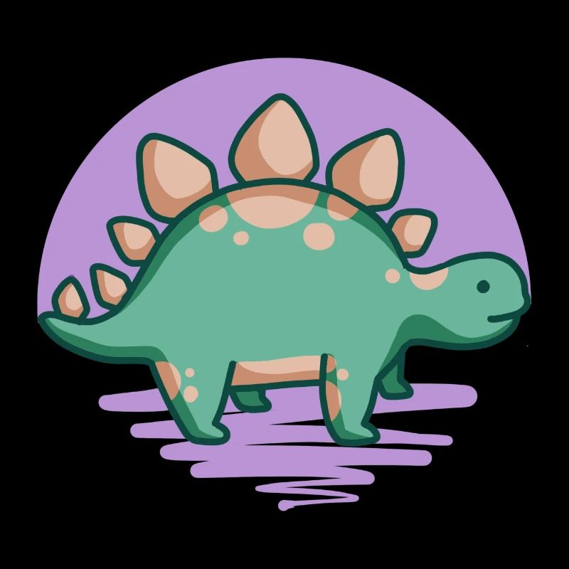 Cute Stegosaurus, Dino, Dinosaur