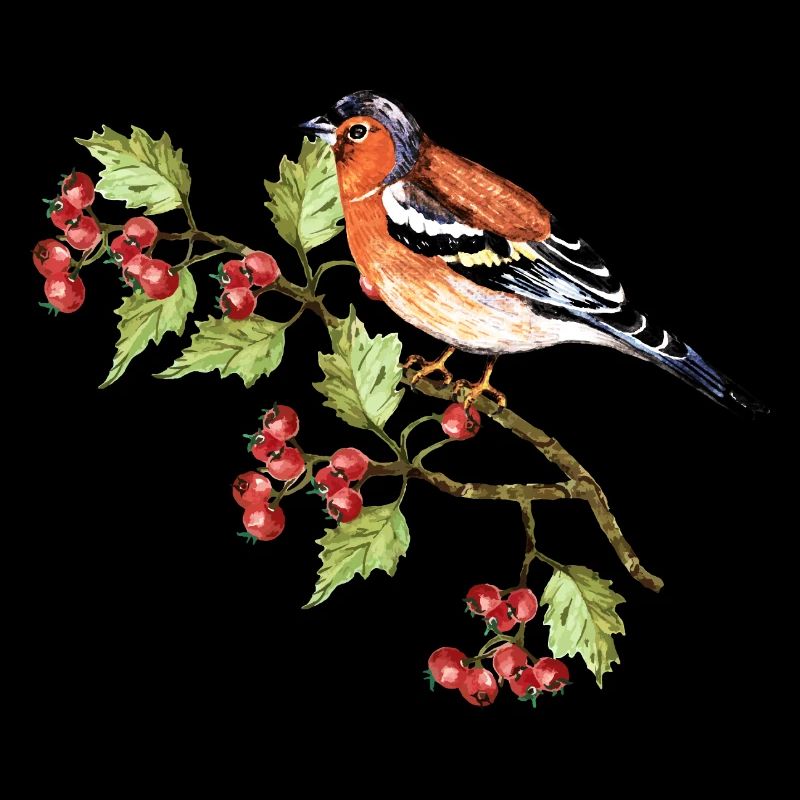 Bunter Vogel