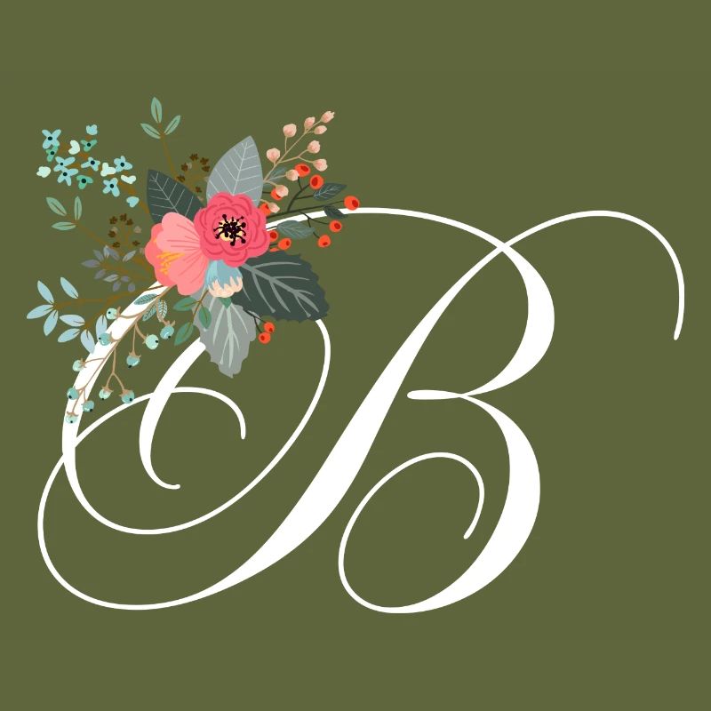 Letter b flowers