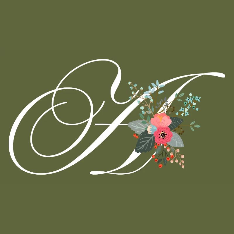 Lettre a fleuris