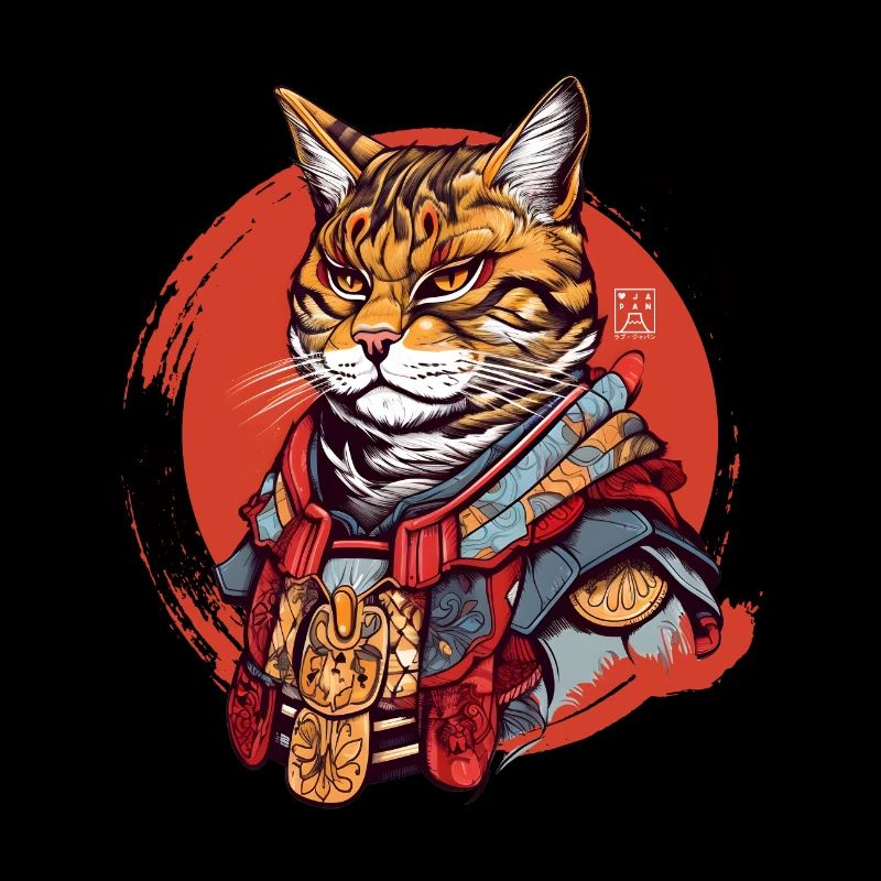 Chat samouraï