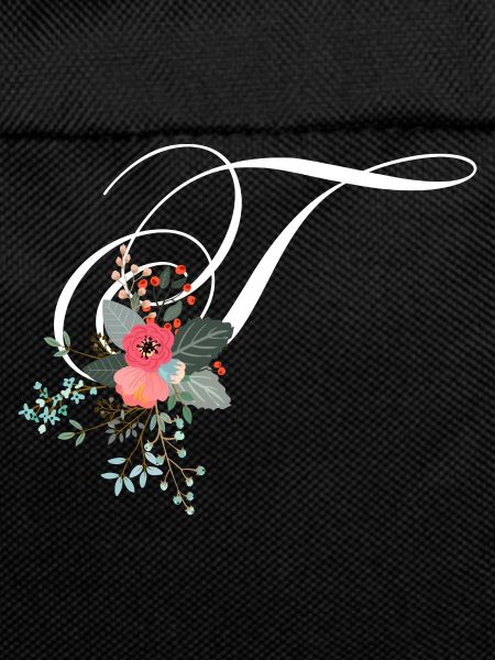 Letter t flowery