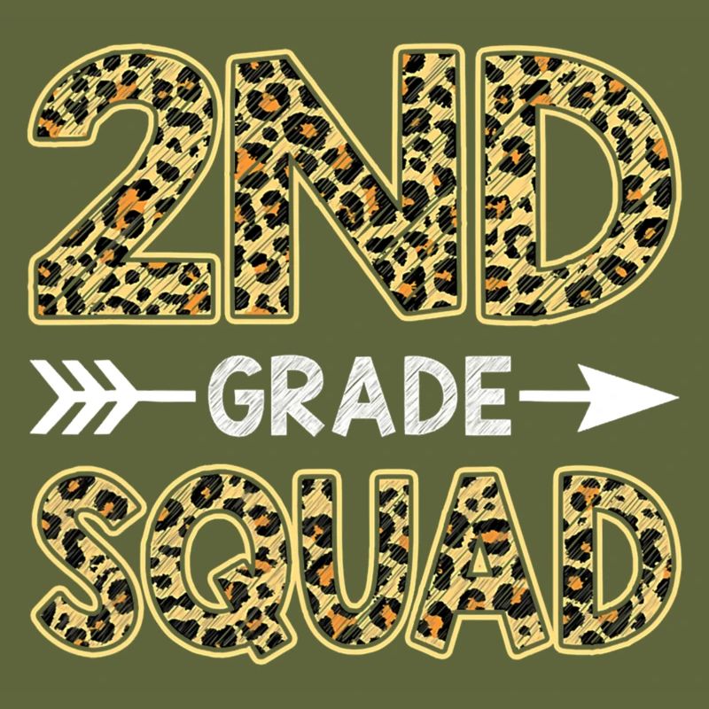 2Nd Grade Squad Leopard Second Grade Teacher Stud