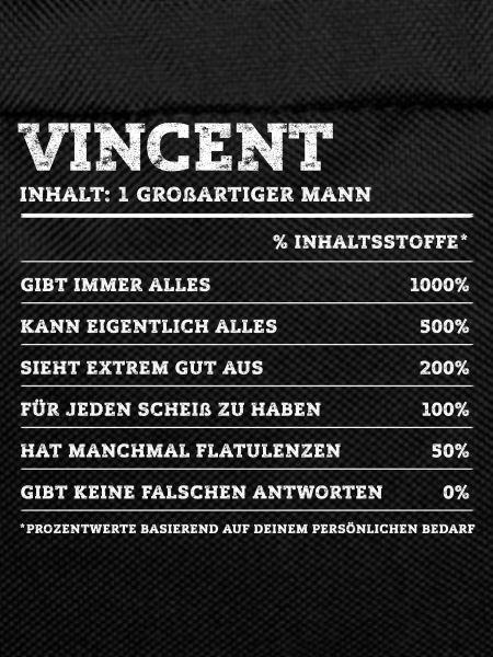 Vincent Great Man First Name