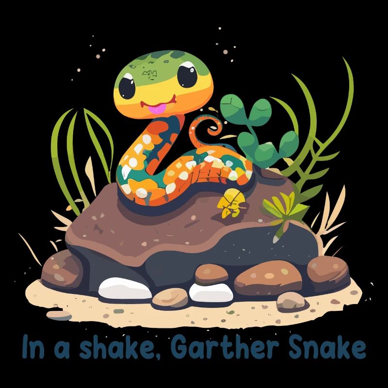 In a shake, Garther Snake