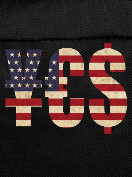¥€$ money US flag