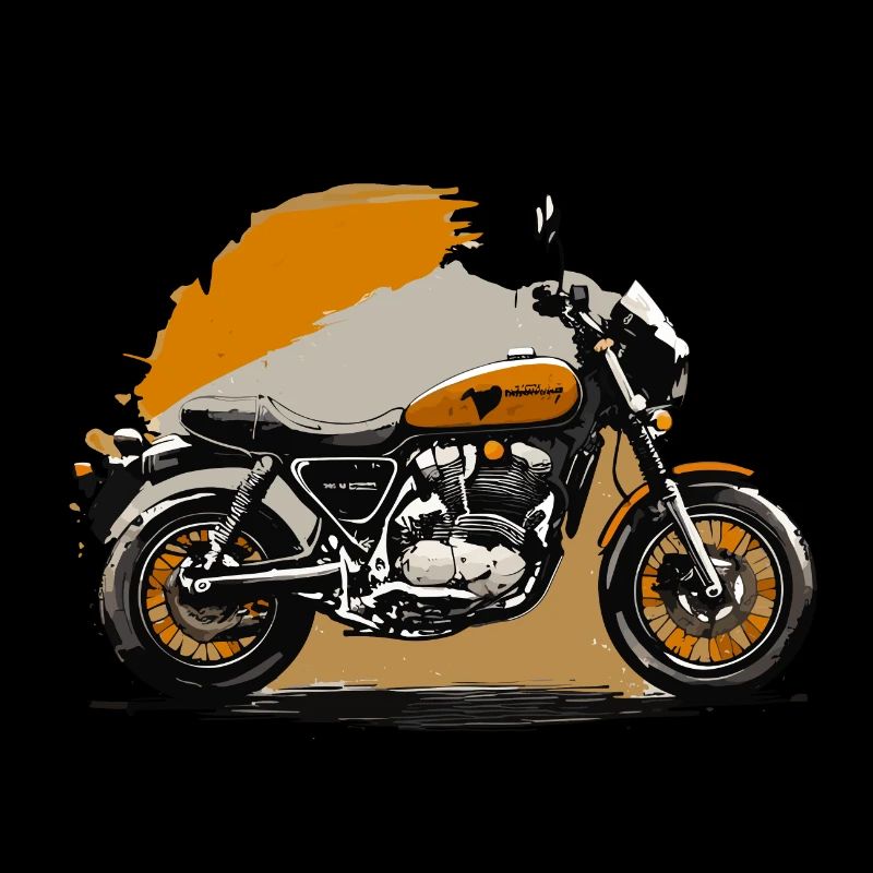 Retro motorcycle