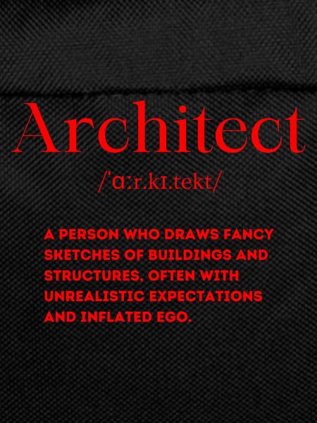 Architect Definition English Funny