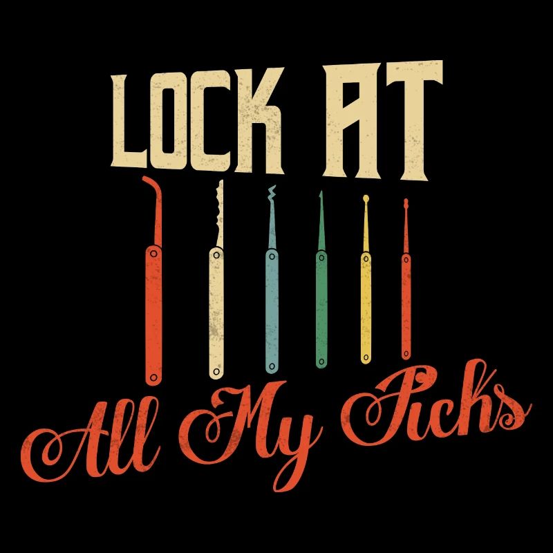 Lock At All My Picks Locksmith Lockpicker