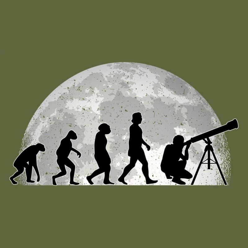 Astronomie Evolution Mond, astronomisch
