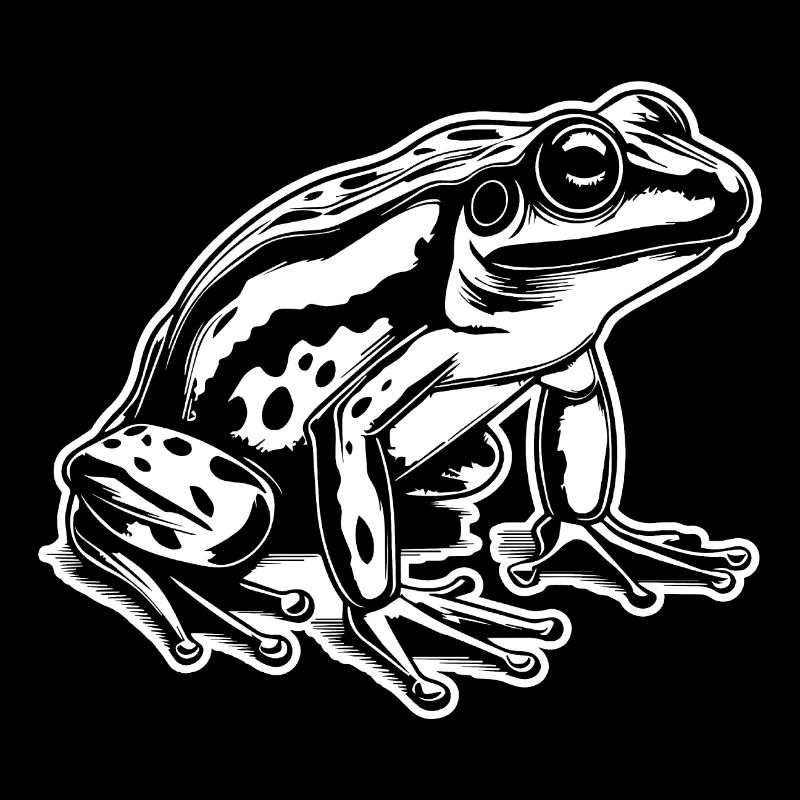 Crapaud amphibien grenouille