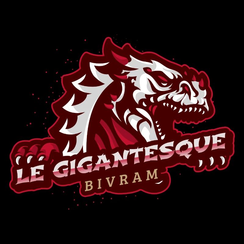High-Designs logo d'un gigantesque dragon