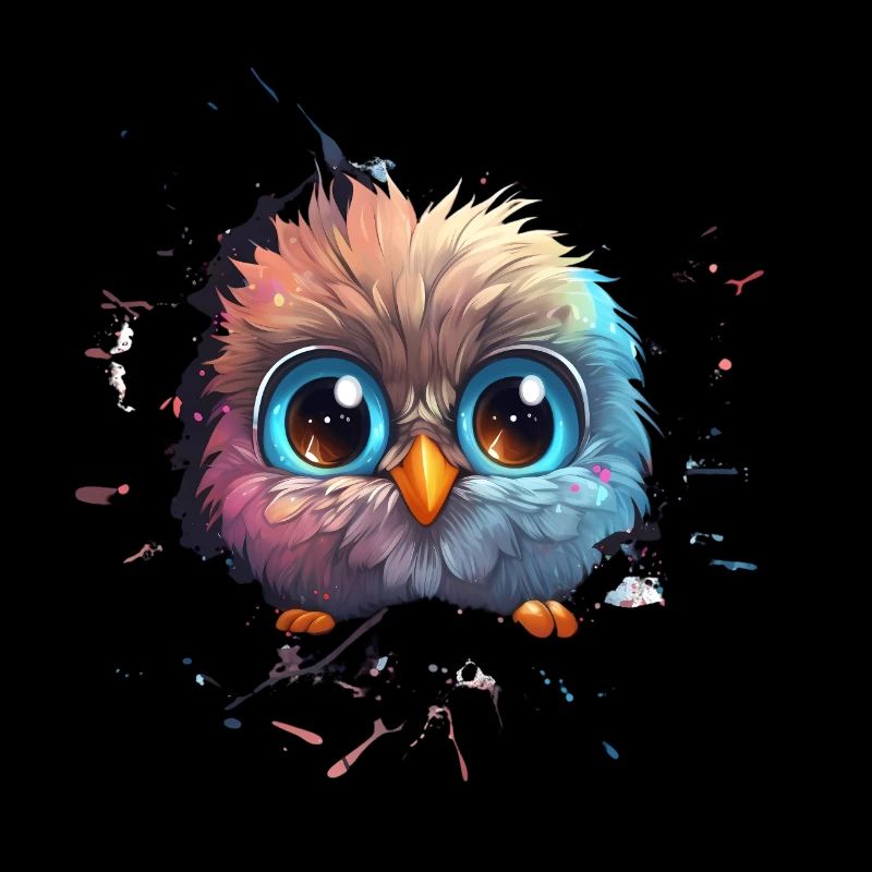 Niedliche Wachsame Eule | Nachtschwärmer Eule