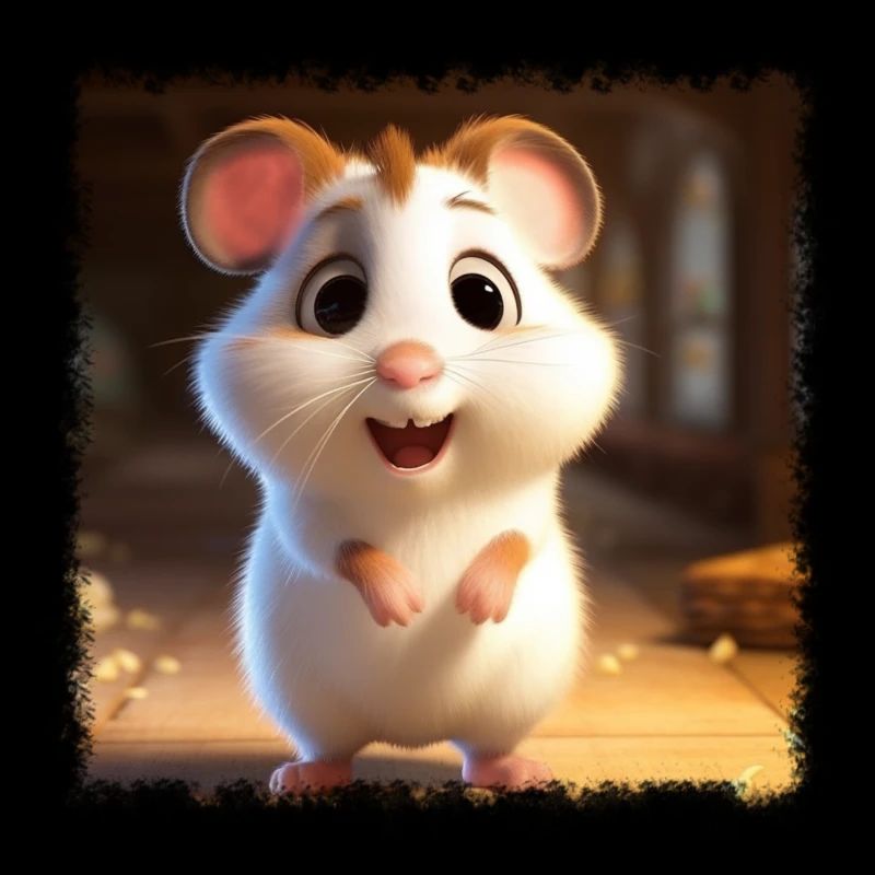 Cute hamster