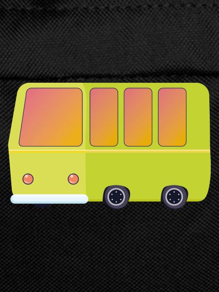 Der farbige Bus.