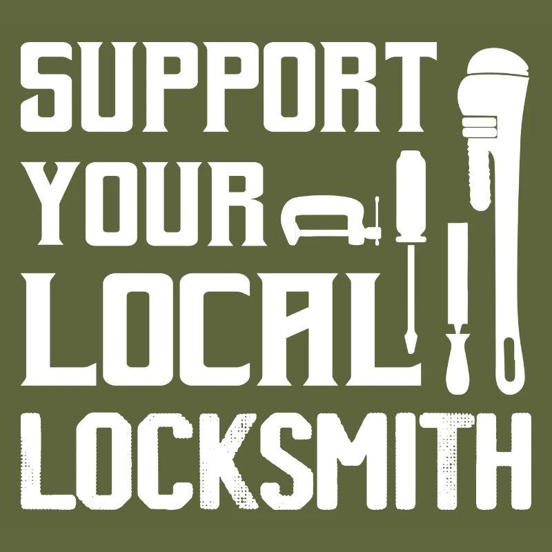 Support Your Local Locksmith Lockpicker Pick Locks
