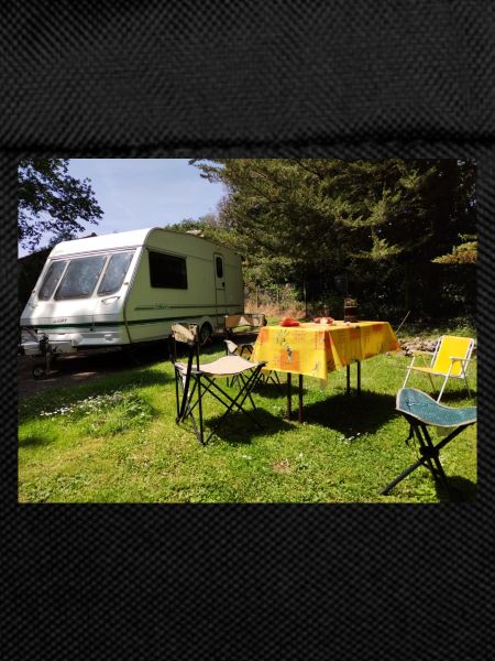 Caravan in the sun