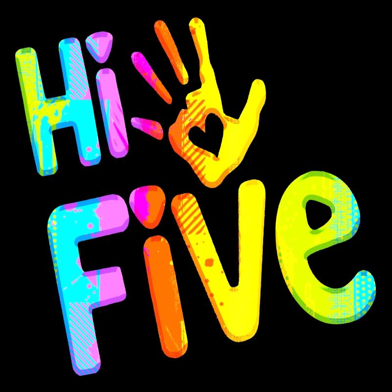 High Five Style Cool Hand Joke Saying Hit Trend