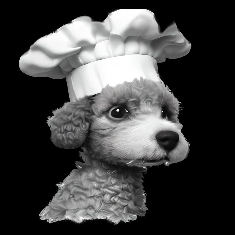 Caniche Cuisiniers Propriétaire de chien Caniche Chiot Chiot