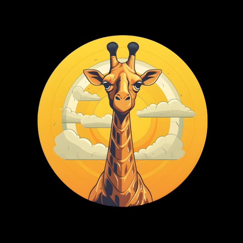 Giraffe Typography Masterpiece