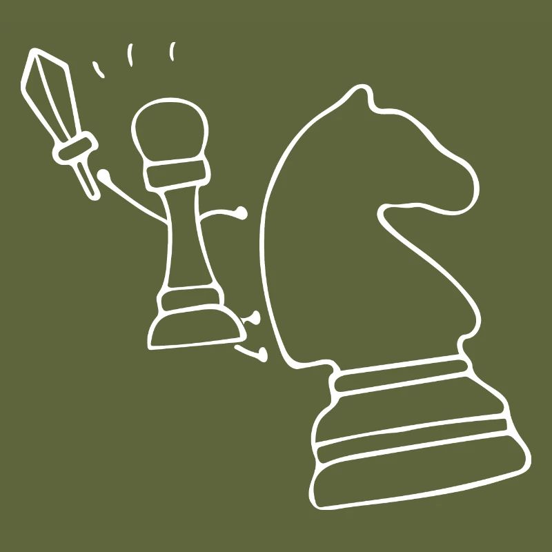 Schach Bauer Ritter