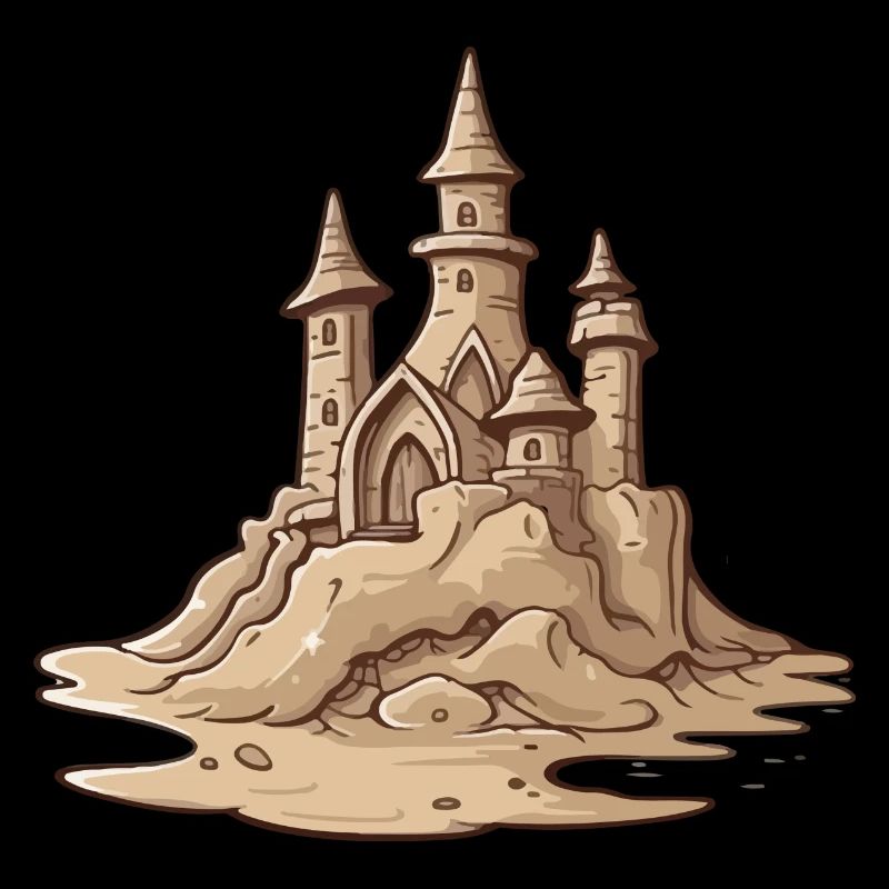 The sand castle
