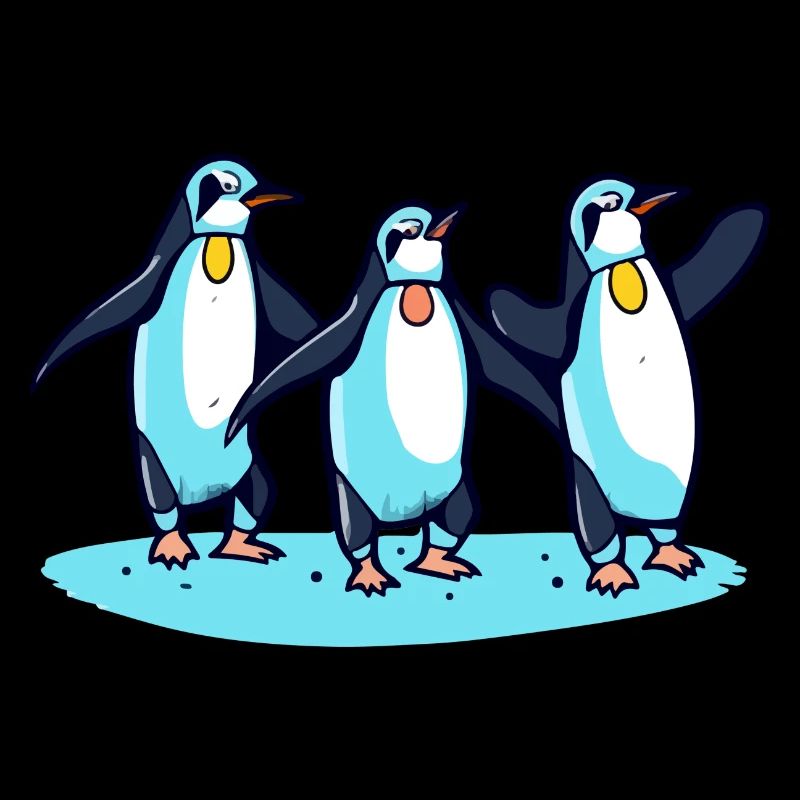 Pinguine feiern
