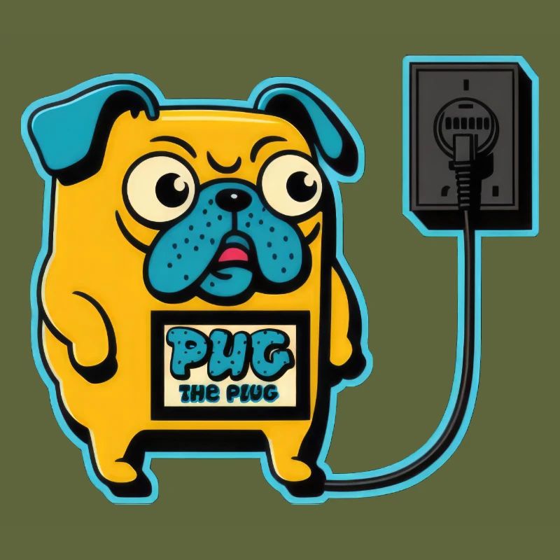 Mops den Stecker