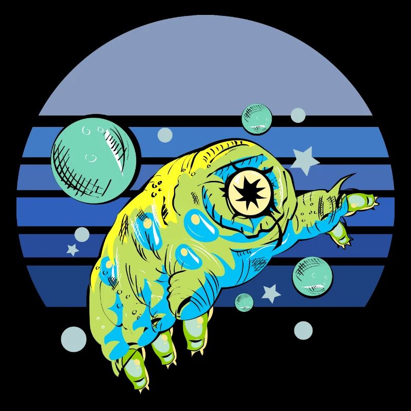 Tardigrade Blue Retro