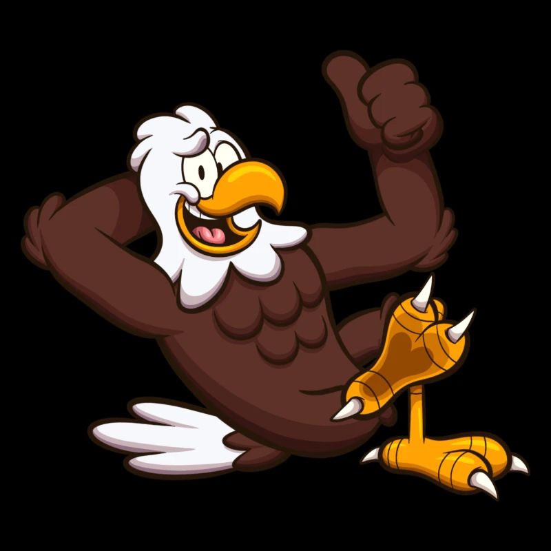 Laying Eagle Character