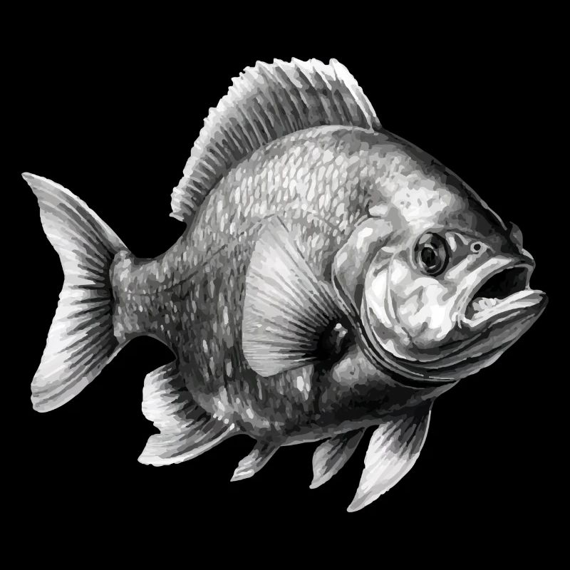 Le piranha au crayon n°2