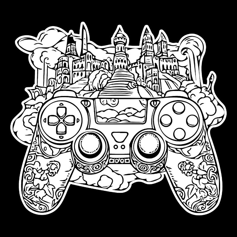 Manette de jeu de jeux vidéo