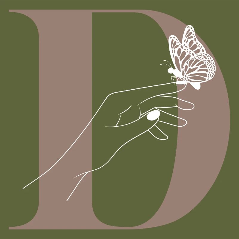 Magic butterfly letter