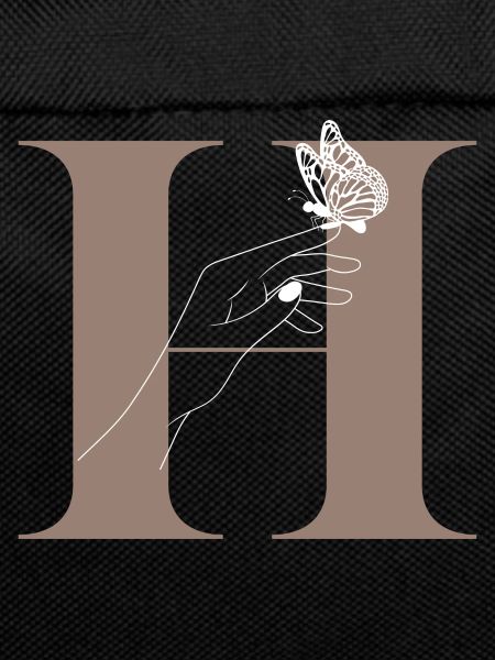 letter H Magic butterfly
