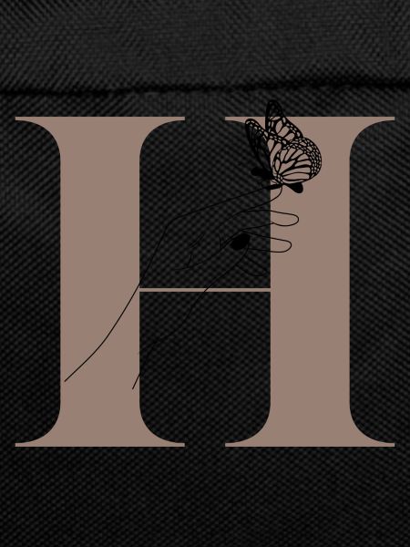 letter H Magic butterfly