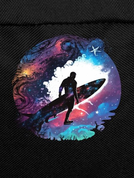 surfer on the galaxy