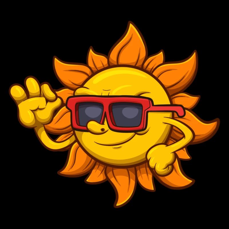 Cool Sun Character
