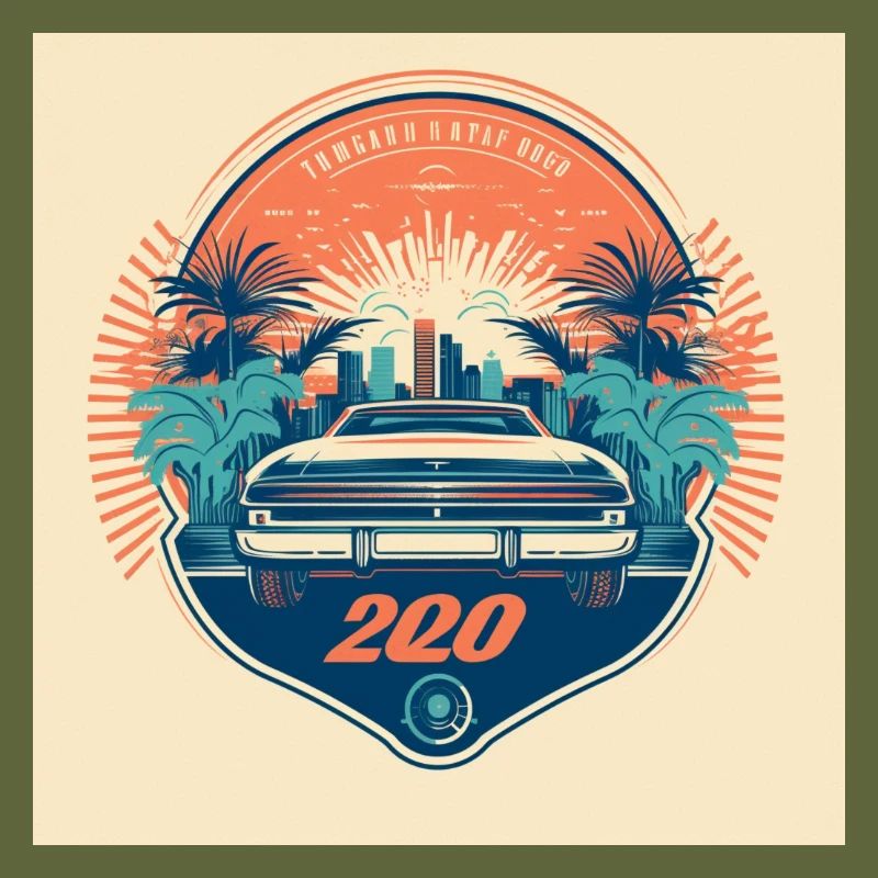 Retro motif